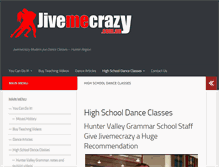 Tablet Screenshot of jivemecrazy.com